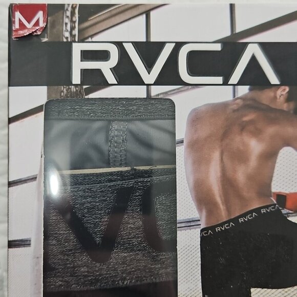 RVCA Men's Microfiber Boxer Briefs Size M (32-34) 3-Pack Stretch Flex Fit NIB - Picture 6 of 12